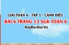 Giải bài 6 trang 13 Toán 6 Tập 1 SGK Cánh Diều